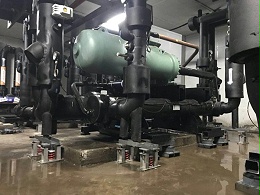 水泵房热泵机组机房低频噪声治理方案，贝尔金减振