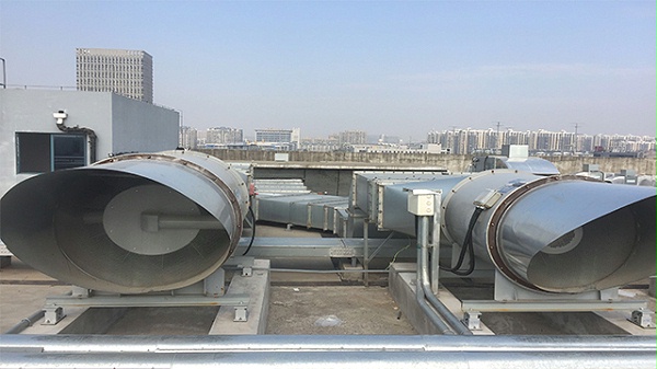 风机减振器安装现场